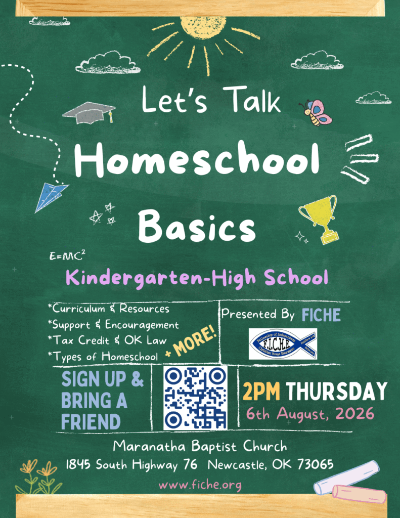 Homeschool Basics 101 Flyer 202608